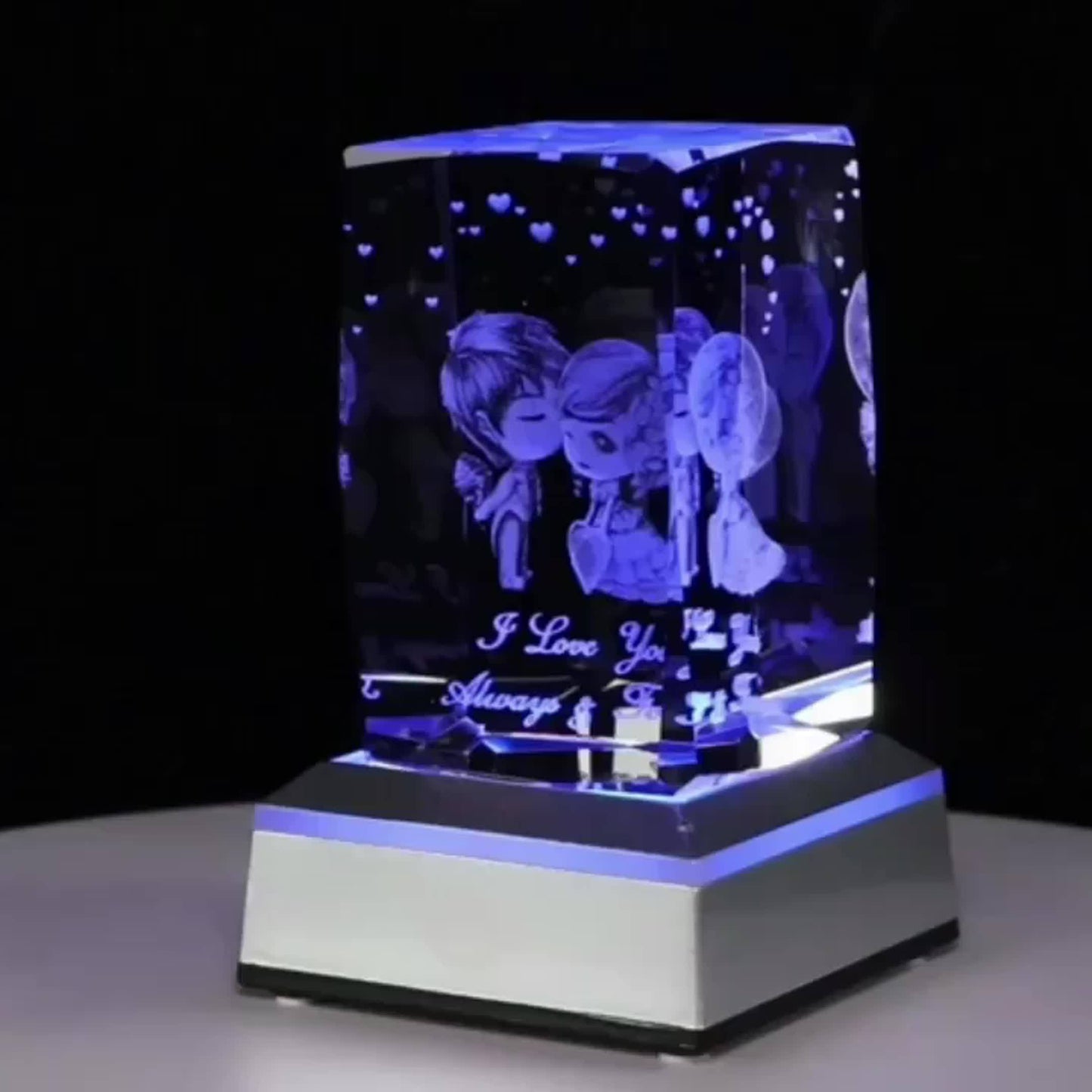 3D Sweetheart LED Night Light