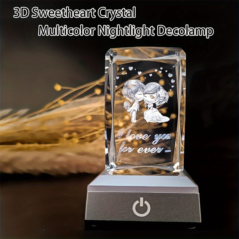 3D Sweetheart LED Night Light