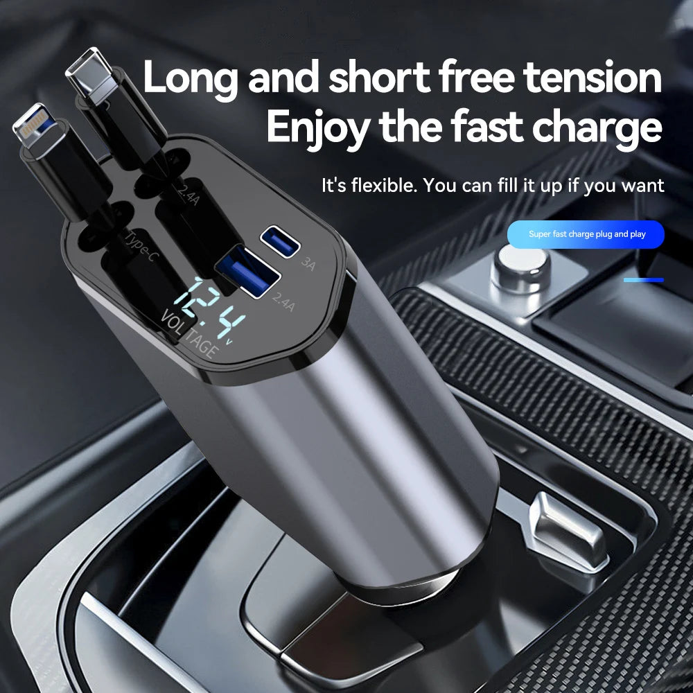 4-in-1 Car Fast Charger