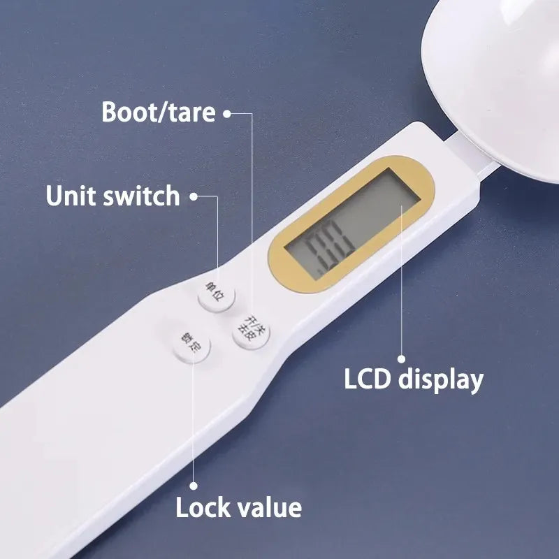 Digital Kitchen Spoon Measuring Weight with LCD