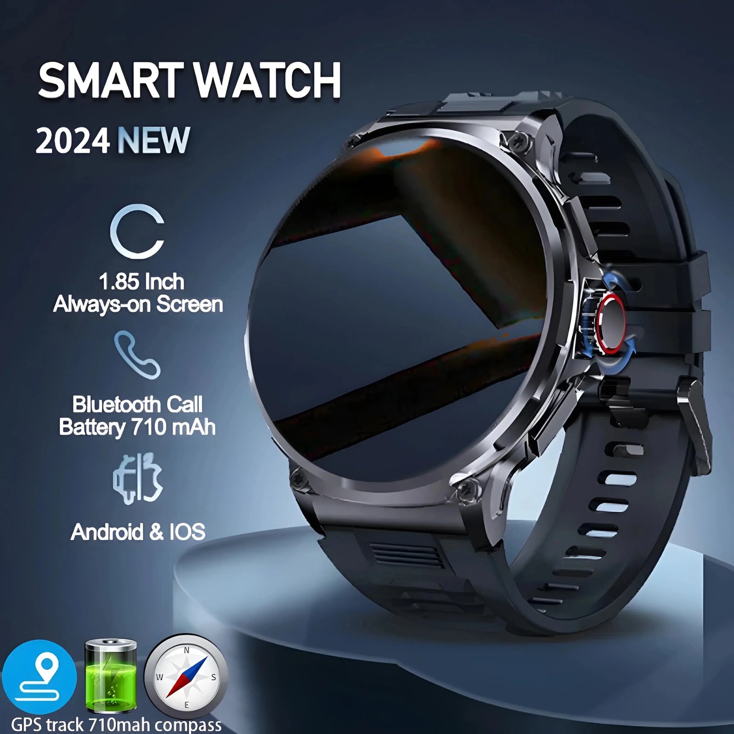 V69 Ultra HD Smart Watch for Android / iOS